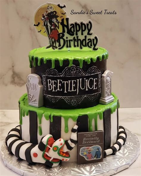 Beetlejuice cake | Crazy birthday cakes, Birthday party snacks ...