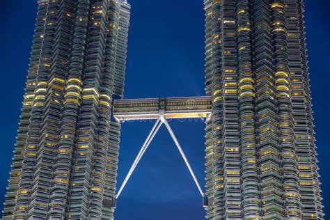 Petronas towers skybridge stock photo. Image of light - 27998456