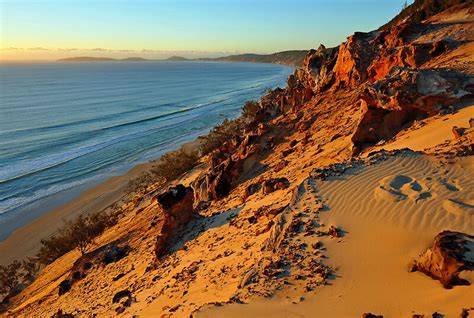 "Coloured Sands at sunrise. Rainbow Beach, Queensland, Australia." by Ralph de Zilva | Redbubble