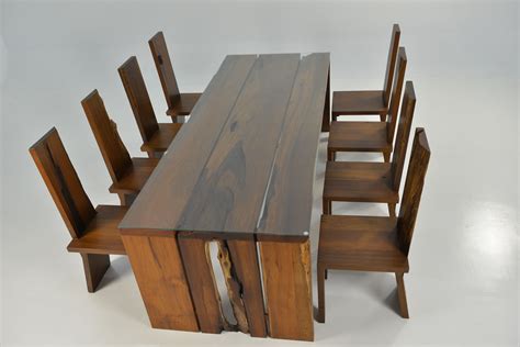 Beautiful reclaimed Teak Wood dining table and chairs by Techtona ...