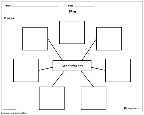 Free Spider Diagram Template Word Printable Templates - Free Word Template