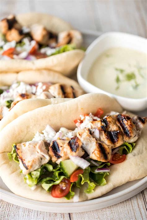 Greek Chicken Gyros with Tzatziki - Ahead of Thyme