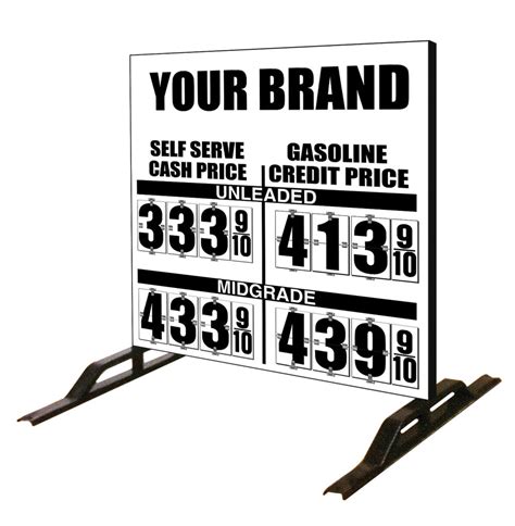 Gas Price Flip Sign