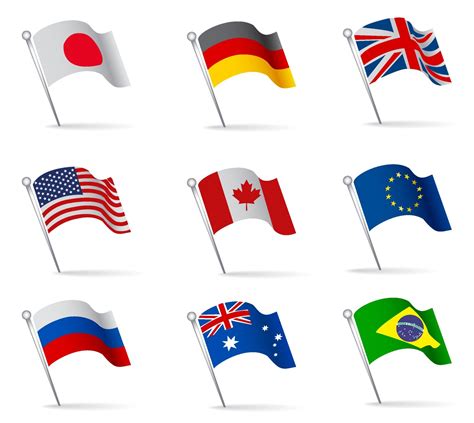 World flags waving vectors - This is a FREE vector graphic that you can ...