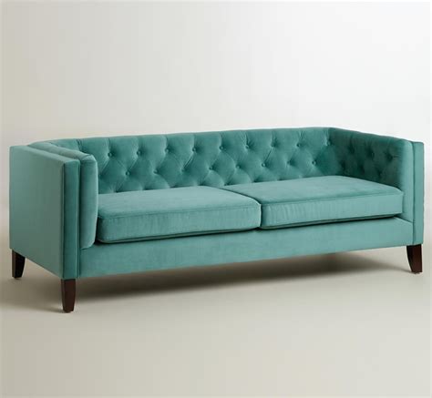 Teal Kendall Velvet Sofa | Everything Turquoise