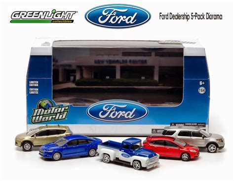 Diecast Hobbist: Greenlight Ford Dealership 5-Pack Diorama