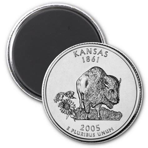 2005 Kansas State Quarter magnet | Zazzle