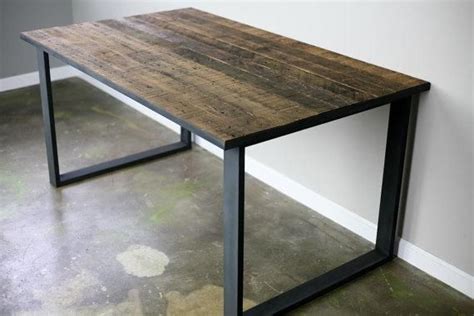 Buy Hand Crafted Industrial Desk. Modern Desk. Reclaimed Wood & Steel Desk. Retail Display ...