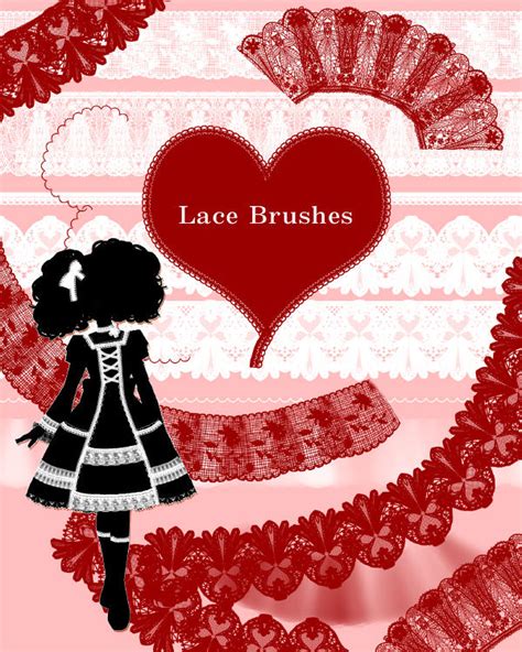 lace brushes by gimei on DeviantArt