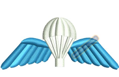 Embroidery Design British Airborne Wings | Instant Download