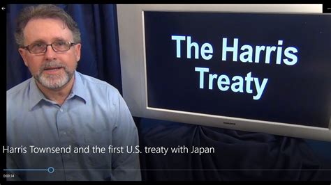 Harris Townsend and the first U S treaty with Japan - YouTube