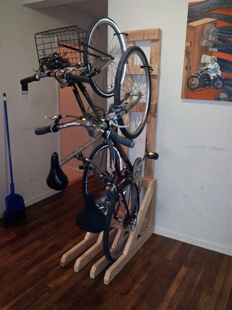 Vertical Bike Rack From 2x4s : 7 Steps (with Pictures) - Instructables