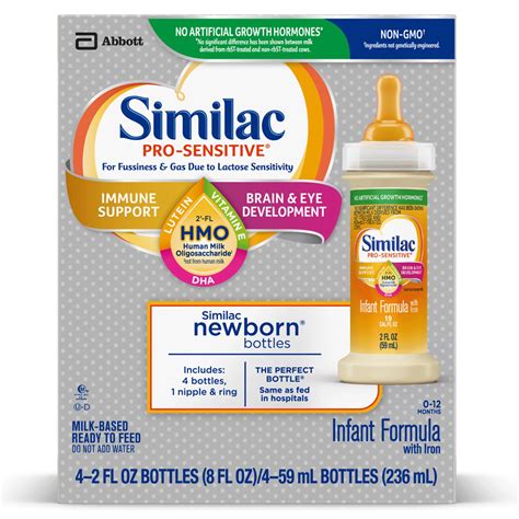 Similac Pro-Sensitive Non-GMO Ready-to-Feed Infant Formula with 2'-FL ...