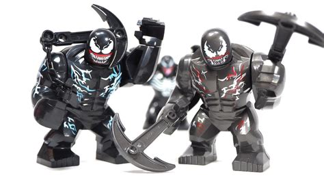 Venom Riot We are Venom Big Figures Unofficial Lego Minifigures - YouTube