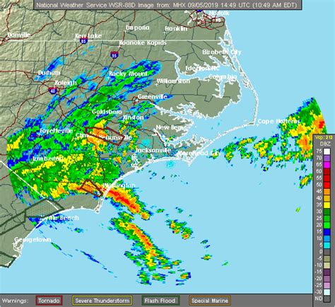 Interactive Hail Maps - Hail Map for Jacksonville, NC