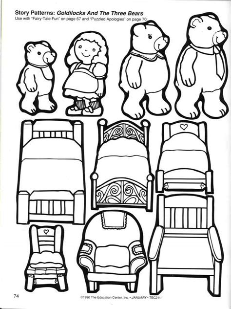 Goldilocks And The Three Bears Coloring Pages - Coloring Home