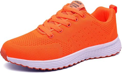 PAMRAY - Zapatillas Deportivas para Mujer, Naranja (Brillante - Naranja), 39 EU: Amazon.es ...