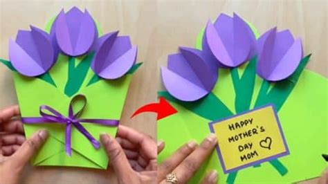 3D Flower Card For Mother's Day