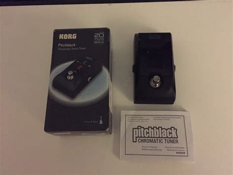 SOLD - Korg Pitchblack tuner pedal | TalkBass.com