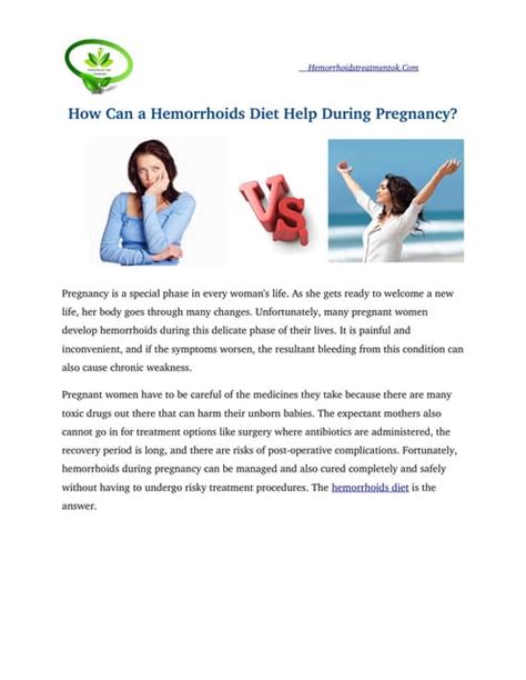 Hemorrhoids Diet During Pregnancy | PDF