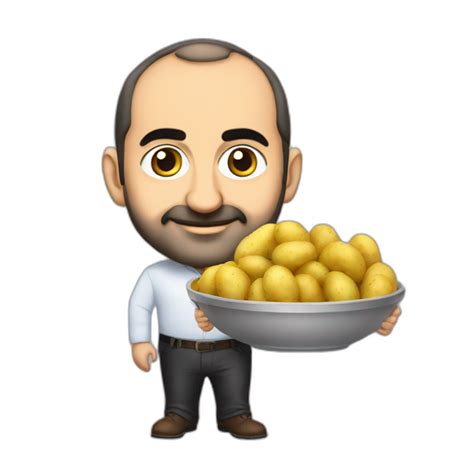 Putin with potatoes | AI Emoji Generator
