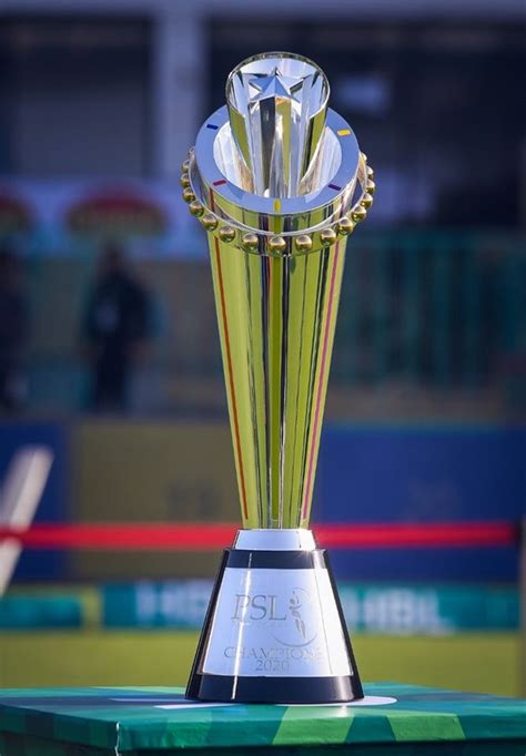 Classic View Of PSL 5 Trophy - Cricket Images & Photos