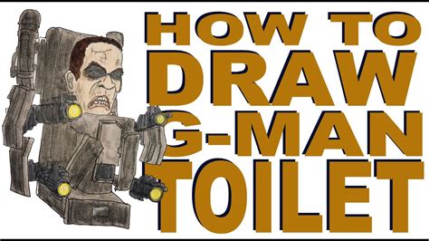 How to draw G-Man (Skibidi Toilet) - YouTube