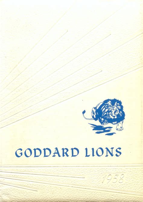 1958 yearbook from Goddard High School from Goddard, Kansas for sale