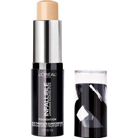 L'Oreal Paris Infallible Longwear Foundation Shaping Stick, Nude Beige, 0.32 oz. - Walmart.com ...