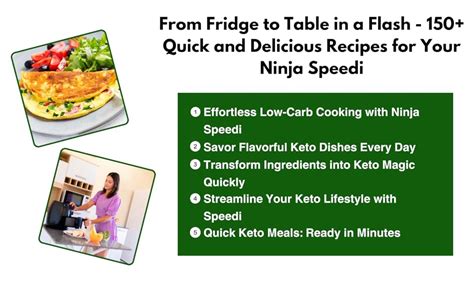 Ninja Speedi Keto Cookbook: From Fridge to Table in a Flash - 150 ...