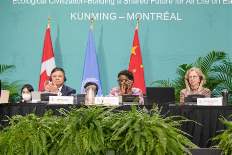 Adoption of the “Kunming-Montreal Global Biodiversity Framework” (GBF)