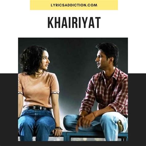 KHAIRIYAT PUCHO LYRICS - ARIJIT SINGH