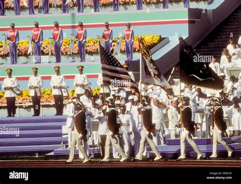 Olympic opening ceremony 1984 hi-res stock photography and images - Alamy