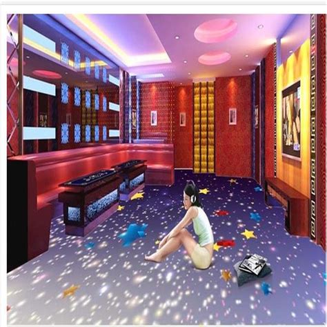 3d Murals Wallpaper For Living Room 3d Floor Painting Wallpaper Blue ...