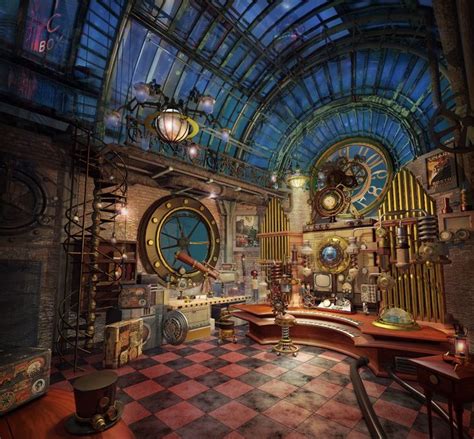 Steampunk Airship | Steampunk interior design, Steampunk interior, Steampunk bedroom