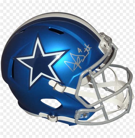 dak prescott autographed dallas cowboys deluxe full-size - football ...