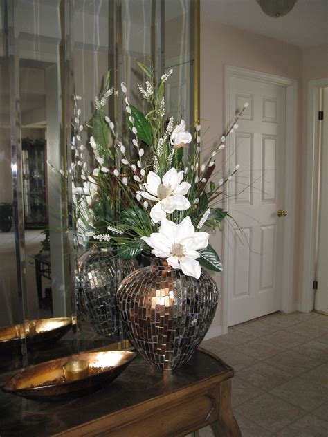 Magnolias Artificial Flower Arrangements Centerpieces, Artificial Floral Arrangements, Flower ...