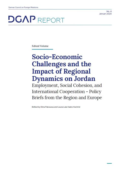 Socio-Economic Challenges and the Impact of Regional Dynamics on Jordan ...