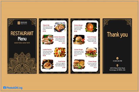 Restaurant Menu Ideas and Examples