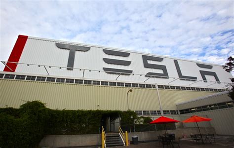 TESLA logo, freshly unveiled at Fremont Factory | found this… | Flickr