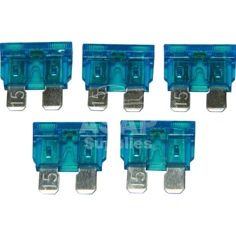 15 Amp Blade Fuse Pack - Pack of 5