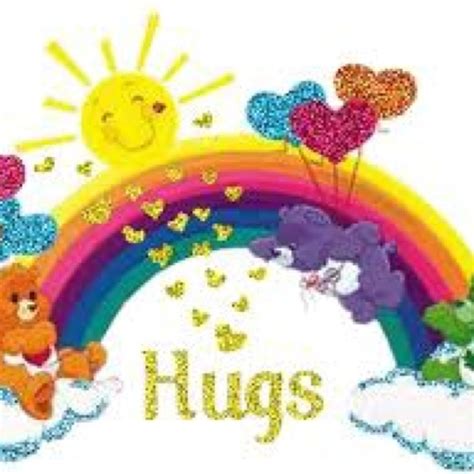 Care Bears & Hugs... | Happy hug day, Bear images, Care bears