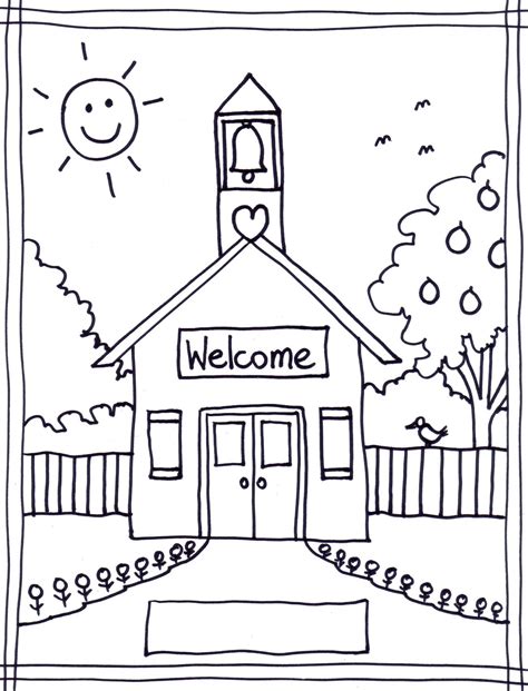 Back To School Coloring Pages Free Printables Image 22 - VoteForVerde.com | Coloriage école ...