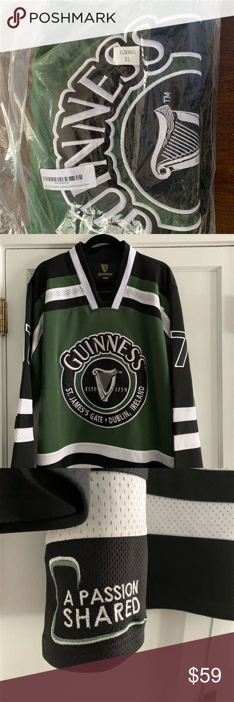 Guinness hockey jersey XL- St. Patrick’s Day ready I bought two of ...