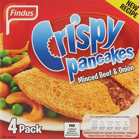 Findus Minced Beef and Onion Crispy Pancakes, 230g (Frozen) : Amazon.co.uk: Grocery