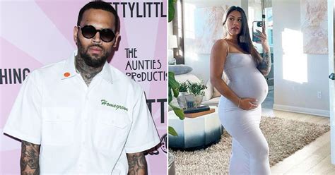 Chris Brown's Alleged Baby Mama Shows Off Growing Belly