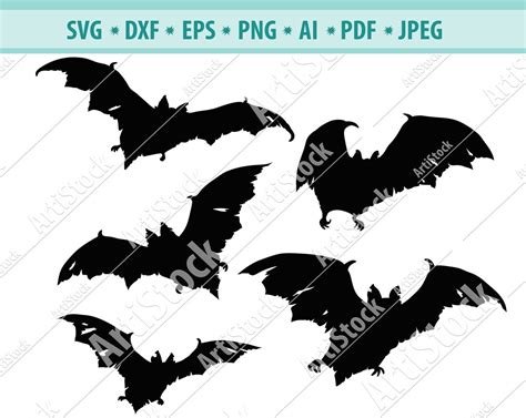 Bat SVG Bundle Bat SVG Clipart Bat Cut Files for - Etsy