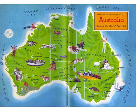 Maps of Australia | Collection of maps of Australia | Oceania | Mapsland | Maps of the World