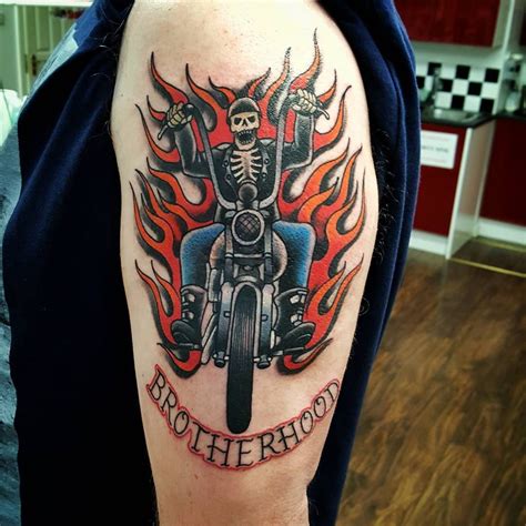 Biker Tattoos | Biker tattoos designs, Tattoos for guys, Biker tattoos