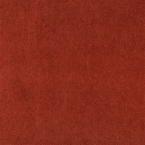 Rust Red Authentic Cotton Velvet Upholstery Fabric By The Yard